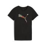 PUMA naiste vabaaja T-s&auml;rk PUMA PUMA GRAPHICS Floral Cat Logo Tee PUMA Black - 68508101, must