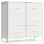 Kummut 76.7x30x73.7 cm Valge Ladustamine