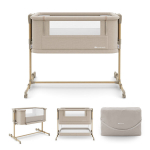 Pristatoma lovytė Kinderkraft Nestee Grow 2, 93,5x52 cm, smėlio spalvos