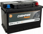Aku AGM Champion Power 70Ah 760A