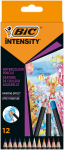 Bic Intensity akvarellpliiatsid, 12 v&auml;rvi