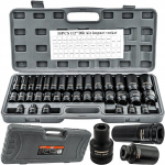 L&ouml;&ouml;kpadrunite HEX komplekt Powermat PM-ZNU-832T 1/2&Prime; &ndash; 35 tk (38 mm / 78 mm)
