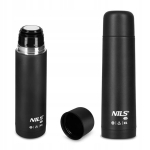 Termos Nils Camp Nc3803 0,5l teras, must, tihendatud