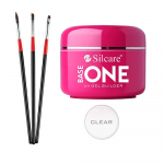 K&uuml;&uuml;nte pikendamise komplekt Silcare Clear k&uuml;&uuml;negeel 50 g N01