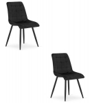 2-osaline s&ouml;&ouml;gitoolide komplekt Split, 88x46x40 cm, must