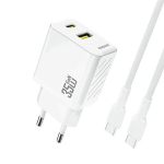 Valge 35W seinak&uuml;&uuml;nal USB-C kaabliga