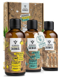 Heldengr&uuml;n sauna eeterlike &otilde;lide komplekt, 3 &times; 100 ml