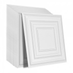 Laeplaadid, 61x61 cm, valge, PVC