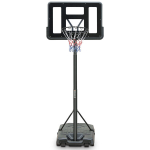 Korvpalli r&otilde;ngas, reguleeritav 198-305 cm, PVC plaat, ratastega, 1 tk