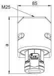 Pistikupesa kolmefaasiline 16a 5-pooluseline 400v Ip44