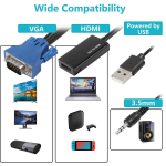 VGA-HDMI adapter heliga