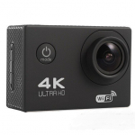 Seiklus- ja vabaajakaamera 4K action-kaamera 64 GB m&auml;lukaardiga, veekindel, WiFi, lisatarvikutega