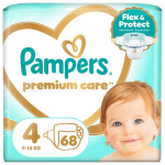 Pampers Premium Care teipm&auml;hkmed, suurus 4, 68 tk.
