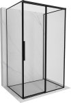 Mexen Rox-3S kolmek&uuml;lgne du&scaron;inurk, paremale avanev, 105 x 85 cm, must raam, must - 8C2-105-085-70-70-3S-P