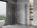 Mexen Mist-H L Duo avanev du&scaron;inurga uks vasakul 95 x 75 cm, l&auml;bipaistev, kroom - 8A5L-095L-075P-01-00