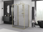 Mexen Exo-3S 3-seinaline, hinged du&scaron;inurk 160 x 90 cm, l&auml;bipaistev, kuldne - 819-160-090-50-00-3S