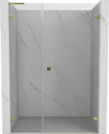 Mexen Lunar-B L du&scaron;iuksed, parempoolsed, 115 cm, l&auml;bipaistev, kuldne - 832SL-115-050-50-00-P