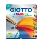Giotto Stilnovo Metallist akvarellpliiatsid, 24 tk.