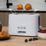 R&ouml;ster Cecotec Toast&taste 9000 Double White: 2 r&ouml;steri kompressorit