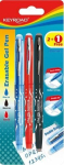 Kustutavad pastakad Keyroad 0,7mm, 3 tk. seatud