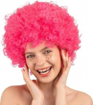 Parukas Afro heleroosa