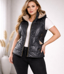 Naiste pikk varrukateta kevadine vest PLUS SIZE AGRAFKA