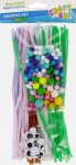 Loominguline komplekt: pom-pomid, niidid, aasad (262 eset)