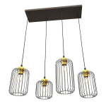 Rippvalgusti VANDER 4 BL GOLD - Emibig