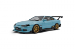 Diecast mudel Solido S1812204 Nissan Silvia (S15) Spec-R Aero Solido Works Baby Blue 1999 1/18