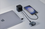 Intenso toiteadapter 7806522 65 W, 110-240 V, 2 USB porti, 0.7 m kaabel, must, plastmass
