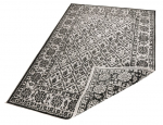 Vaip NORTHRUGS Twin Curacao Black Cream, 80x350 cm