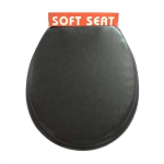 Pehme WC poti kaas Benedomo, must