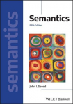 Semantics, 5th Edition