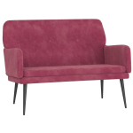 vidaXL pink, veinipunane, 108 x 79 x 79 cm, samet