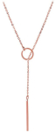 Troli Stiilne roosa kullatud kaelakee, Pink gold