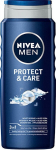 Komplekt Nivea Men Protect & Care meestele: du&scaron;igeel, 2 x 500 ml