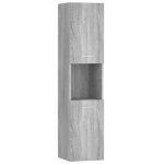 vidaXL vannitoakapp, hall Sonoma tamm, 30x30x130 cm, tehispuit