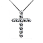 Naiste kaelakee rist CaratCrystals