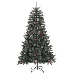vidaXL kunstkuusk alusega, roheline, 150 cm, PVC