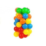 50 Plastic Balls Set Indoor Outdoor Activity Pool