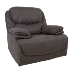 Tugitool GORDY manuaalne recliner, pruunikashall
