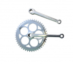 V&auml;ndad 46T hammast, v&auml;nt 170 mm, sobiv v&auml;nda kiil 9.5 mm, sobivad pedaalid 14.3 mm keermega, Deepak (1940) 3076