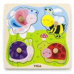 VIGA Puidust Pin Puzzle Putukad