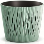 Lillepott Sandy Round, rohekas, 13 cm