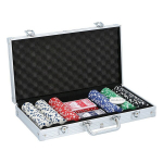 Poker Set Portfell Alumiinium 300 T&uuml;kid, osad