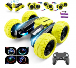 RC stunt v&otilde;idus&otilde;iduauto maastur LED valgustuse ja 3D tekstiprojektoriga Tornado Stunt Car