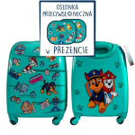 Psi Patrol ratastega reisikohver &ndash; suur, t&uuml;rkiissinine