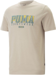 Meeste T-s&auml;rk Puma Graphics Retro Tee Granola, beež