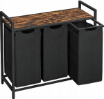 Riiuliga pesukorv, 114L