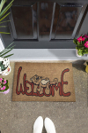 Uksematt Welcome Cat 40x60 cm